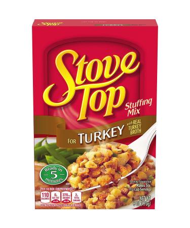 Stove Top Stuffing Mix, Turkey, 6 Ounce (Pack of 2)