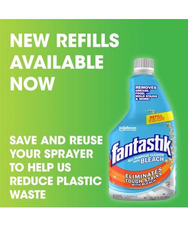 Buy Fantastik All-Purpose Cleaner with Bleach - 32 oz Fresh Scent Refill | International Shipping Available - Buy Online on GoSupps.com