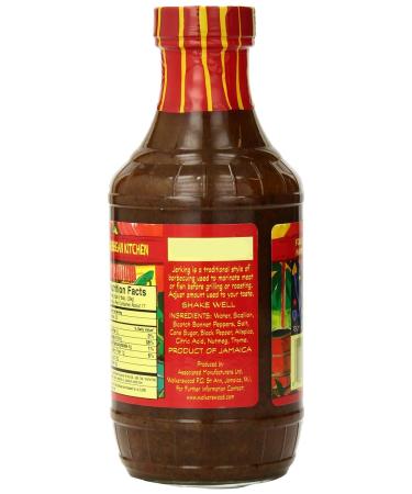 Walkerswood Jerk Marinade 17 oz - Authentic Jamaican Flavor in a Glass Bottle - Buy Online on GoSupps.com
