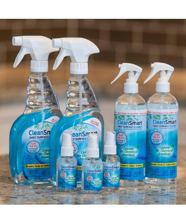 CleanSmart To Go Disinfectant 2 oz Bottle (Pack of 3) | TSA-Approved, Kills 99.9% of Viruses - Buy Online on GoSupps.com