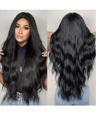 Testar 28 Black Wig for Black Women | Curly Wavy Glue-Free Natural Art Hair for Daily Party & Cosplay - Buy Online on GoSupps.com