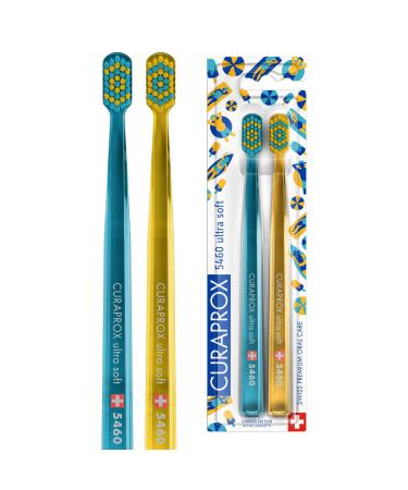 Curaprox CS 5460 manual toothbrush ultra soft Special Edition: Summer 2022 2 pieces soft toothbrush - Buy Online on GoSupps.com