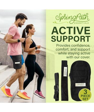 Double Nephrostomy Tube & Drainage Bag Cover - Black | Premium Quality International Shipping - Buy Online on GoSupps.com