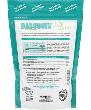 Dasuquin Soft Chews for Dogs 84 Count - Joint Health Supplement Pack - Buy Online on GoSupps.com