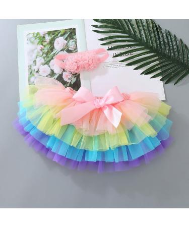YONKINY Newborn Baby Tutu Skirt Photography Prop Set for Birthday Photoshoot - Princess Tulle Skirt with Headband - Buy Online on GoSupps.com