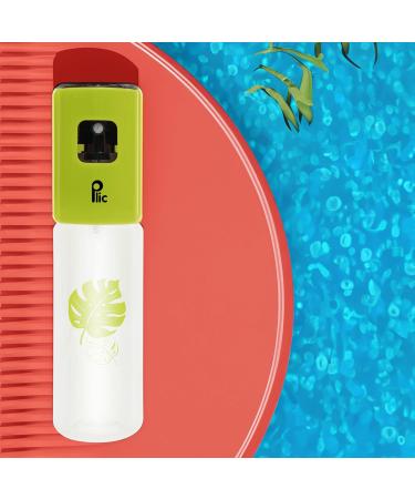 PLIC 100 ml Spray Bottle Refillable Sprayers Soft Spray Fine Droplets Airplane Format Multi-Use Transparent & Green - Buy Online on GoSupps.com
