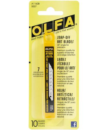 OLFA 5007 A1160B 9mm Snap-Off Art Blade, 10-Pack