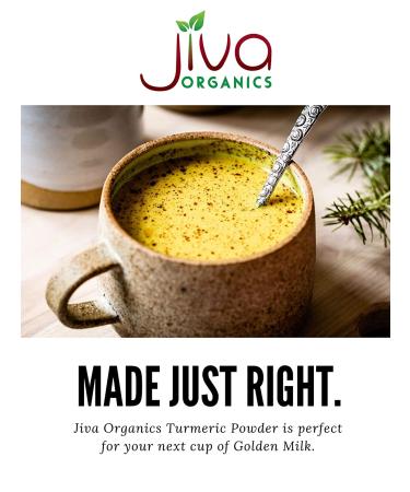 Jiva Organics Organic Turmeric Powder 7 oz - Pure, Premium Spice for Health - Buy Online on GoSupps.com