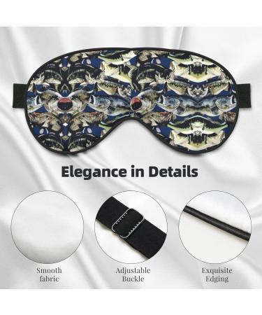 Fish Pattern Ultra-Soft Light-Blocking Eye Mask | Comfort & Restful Sleep | International Shipping - Buy Online on GoSupps.com