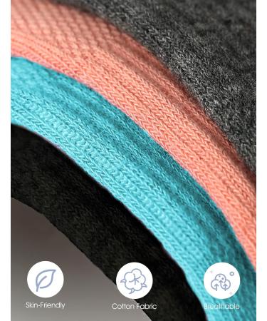 Yogingo 4 Pairs Yoga Socks for Men & Women - ABS Grip Slide-Resistant Warm & Cuddly Anti-Slip Pilates Socks - 4x Black - Buy Online on GoSupps.com