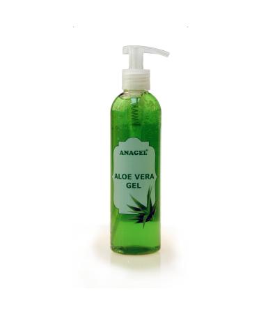 Aloe Vera Gel with pump dispenser - Natural skin treatment after sun hair removal shaving etc (250ml) 250 ml (Pack of 1)