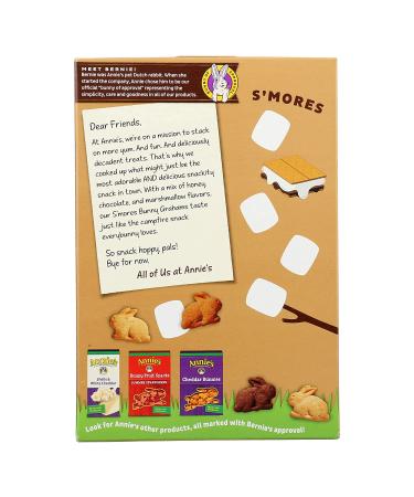 Annie's Organic Bunny Grahams Smores 7.5 oz - Delicious and Wholesome Snack - Buy Online on GoSupps.com