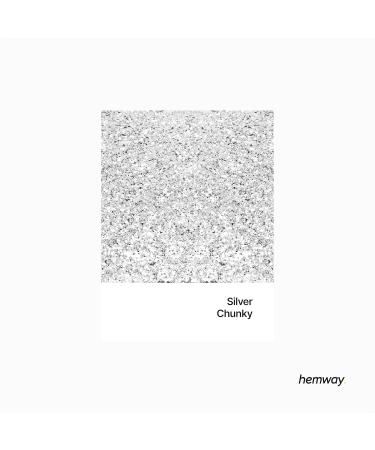Hemway Biodegradable Eco Body Glitter - Cosmetic Safe Silver Glitter 100g - Sustainable and Eco-Friendly Body Art - Buy Online on GoSupps.com