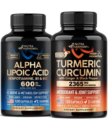 Alpha Lipoic Acid & Turmeric Curcumin Capsules