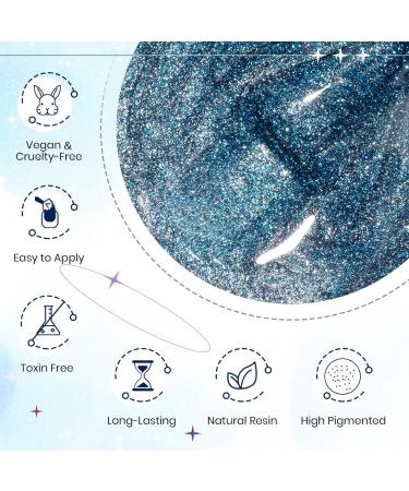 SUPWEE Reflective Cat Eye Gel Polish Kit - 12 Glittery Colors with 9D Magnetic Effect for DIY Manicure | Nail Salon Quality - Buy Online on GoSupps.com