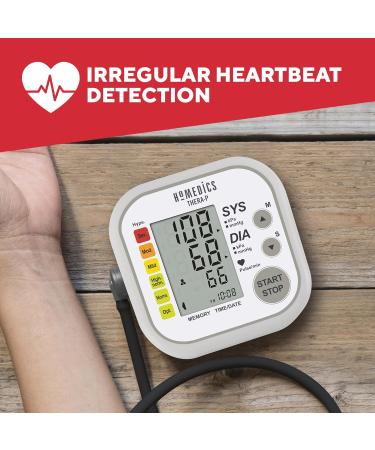 Buy HoMedics Automatic Upper Arm Blood Pressure Monitor - Accurate Digital Measurement 60 Memory Storage Irregular Heartbeat Detection & Warning Function | International Shipping Available - Buy Online on GoSupps.com