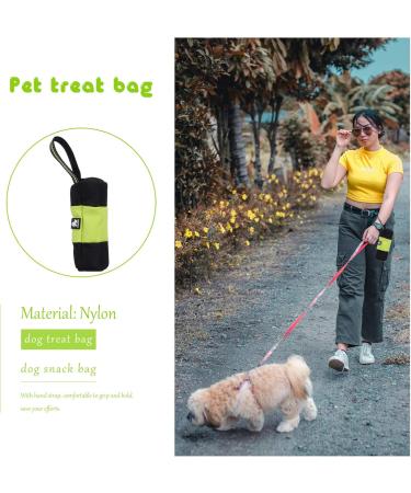 Mipcase Pet Snack Pack Travel Snack Bag Cat Poop Bag Carrier Leashes Dog Snack Bag Fluorescence Cat Snacks L Light Green - Buy Online on GoSupps.com