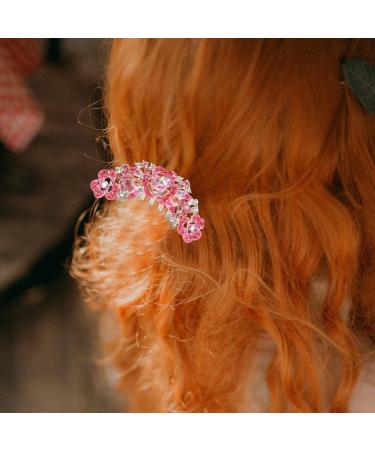 Beaupretty Rhinestone Comb Flower Fairy Jewelry Wedding Hair Comb Clip Bride Hair Accessory - Buy Online on GoSupps.com