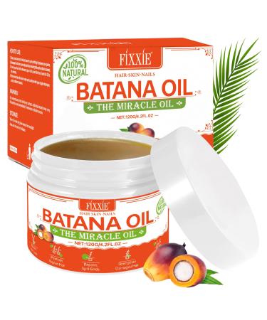 Raw Batana Oil Batana Cream For Hair Growth 120ml 100% Pure Natural Raw Batana Oil from Honduras Unrefined and Organic Hair Mask Prevent Hair Loss Promote Hair Thickness for Women & Men