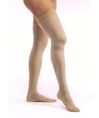 BSN Medical/Jobst BSN Medical 115690 JOBST Compression Hose Thigh High 15-20 mmHg Closed Toe Medium Honey Honey Closed Toe Medium