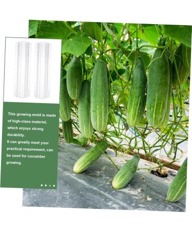 CAXUSD Horticulture 3pcs Vegetable Shaping Mold Oven Garden Cucumber Mold Cucumber Shaping Mold Strawberry Watermelon As Shown 20x6cm - Buy Online on GoSupps.com