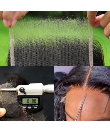 WOWANGEL 13x6 Ear to Ear SKINLIKE Real HD Lace Frontal Only 0.1mm Ultra-thin HD Lace Natural Hairline with Bigger Pre Plucked Area Bleached Knots Invisible Clear HD Lace Frontal Straight 16 Inch 13x6 Real HD Lace Frontal-Straight 16 Inch - Buy Online on GoSupps.com