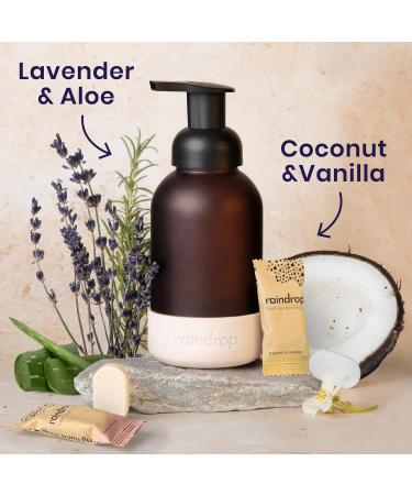 Raindrop 4-Pack Plastic-Free Foaming Hand Soap Refills - Mint & White Tea - Buy Online on GoSupps.com
