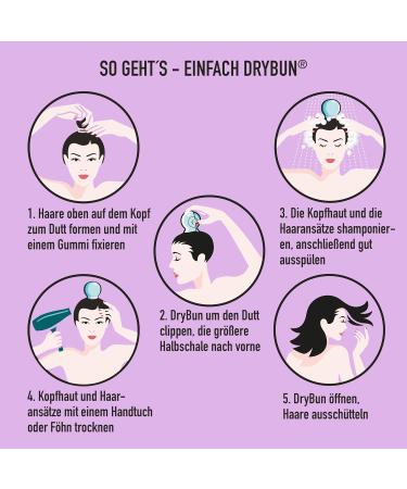 Drybun Basil Smash: Sustainable Shower Hood for Medium/Long Hair - Quick Drying & Split End Protection for Men & Women - Buy Online on GoSupps.com