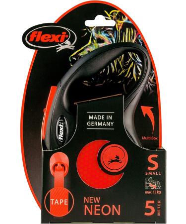 Flexi Retractable Leash New Comfort - Orange - Size S (Pack of 1) | Premium Dog Leash for Easy Control | International Shipping Available - Buy Online on GoSupps.com