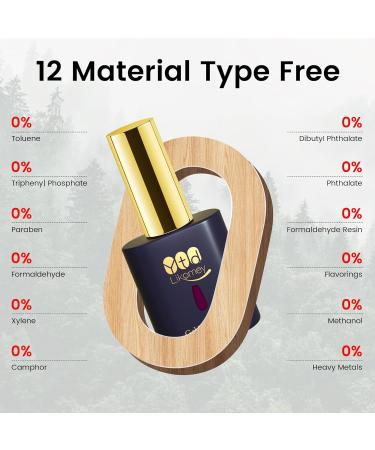 YTD Likomey Gel Nail Polish - 15ml Wine Purple UV Soak Off Varnish for Fall & Winter Nail Art - Raspberry Deep Plum Gel for DIY Manicure & Pedicure - CS017 0.5 Fl Oz - Buy Online on GoSupps.com