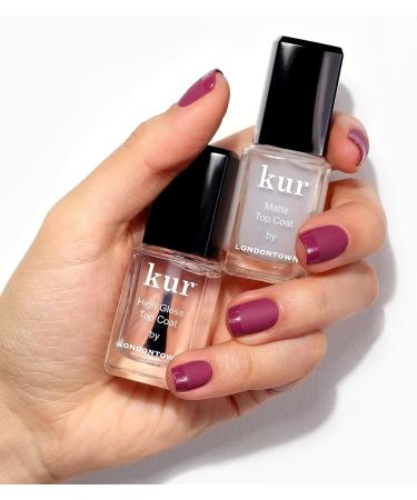 LONDONTOWN High Shine Glossy Top Coat Nail Polish - Long Lasting Vegan & Cruelty-Free - 0.40 fl oz - Buy Online on GoSupps.com