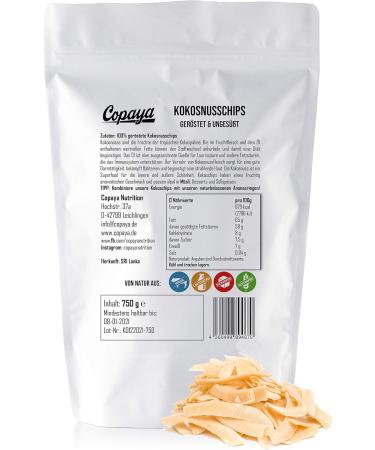  Copaya Sugar-free rolled coconut skewers roasted and crispy natural and additive-free (750g) - Buy Online on GoSupps.com