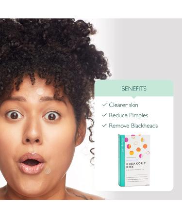 Patchology Breakout Box 3-in-1 Pimple & Acne Treatment Kit - 24 Salicylic Acid Dots, 24 Hydrocolloid Dots, 3 Nose Strips - Dark Spot Patches for Men and Women - Buy Online on GoSupps.com