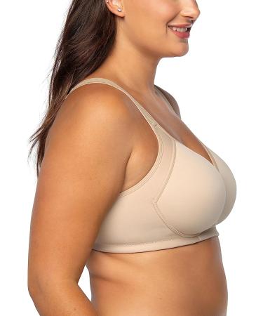 Vanity Fair Women's Wireless Padded Sports Bra 40D - Neutral | Medium Impact, Plus Size (71500) - Buy Online on GoSupps.com