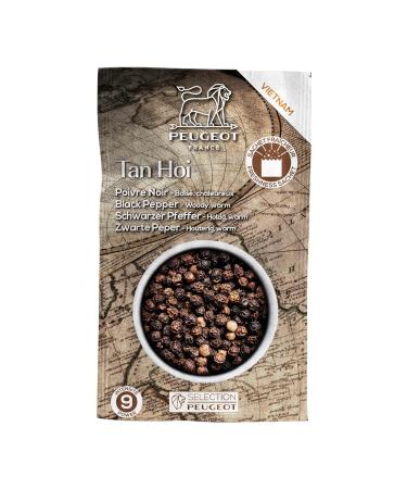 Peugeot Saveurs TAN HOI Black Pepper Sachet 80g | Premium Spice for Gourmet Cooking - Shop Internationally - Buy Online on GoSupps.com