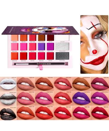 Make Up Lipsticks Lipstick Palette For Women - Makeup Chalent For Women 18 Colors Moisturizing Durable Girlfriend Costume Cosmetic Soft Texture Creamy For Women - Buy Online on GoSupps.com