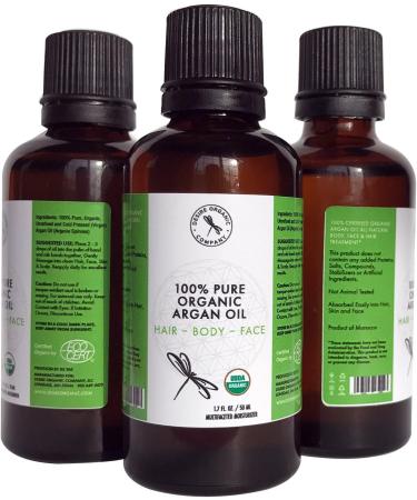100% Pure Organic Argan Oil - Premium Hair Skin & Nail Care | Desire Organic Company - Buy Online on GoSupps.com