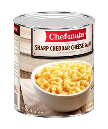 Chef-mate Sharp Cheddar Cheese Sauce & Queso 6 lb 10 oz (#10 Can Bulk) - Perfect for Superbowl Party Supplies - Buy Online on GoSupps.com