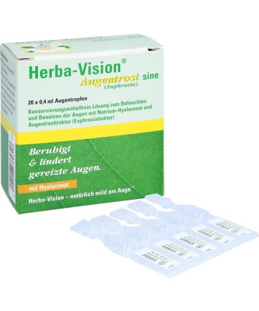 Herba-Vision Eyebright Sine Eye Drops - 20X0.4 ml | International Shipping Available - Boost Eye Health Naturally - Buy Online on GoSupps.com