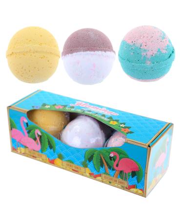 Bath bombs set of 3 FLAMINGO BATH BOMBS - TROPICAL SCENTS
