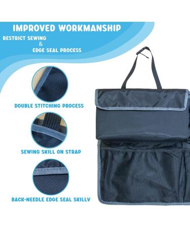 Nalitare Car Boot Organiser Seat Back Protectors - Multi-Pocket Children's Travel Storage in Gray - Buy Online on GoSupps.com