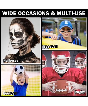 High Pigment Eye Black Stick for Sports | Football Baseball Softball - Body & Face Makeup for Halloween & Cosplay - Buy Online on GoSupps.com