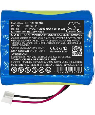 Replacement Battery for Peaktech P 9020 | 2600mAh/11.1V | Compatible with P9020A P9021 - International Shipping - Buy Online on GoSupps.com