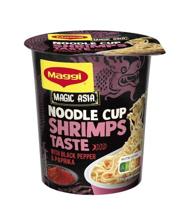 Buy Maggi Magi Magic Asia Noodle Cup Shrimps - Instant Asian Snack 8 Pack (8x64g) - Savory Shrimp Flavor Ready Meal - Buy Online on GoSupps.com
