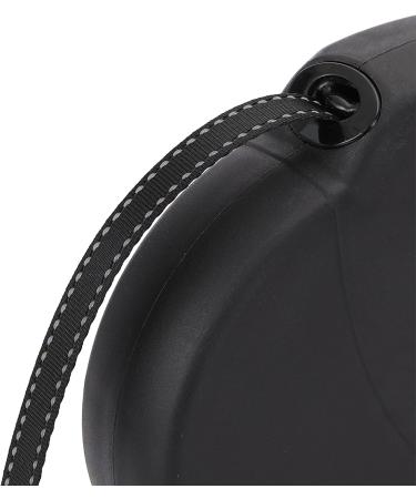 Ddoxx Reflective Nylon Dog Leash - Bite-Proof Roller Leash with Lock System | XS 3m for Dogs Up to 8kg - Black - Buy Online on GoSupps.com
