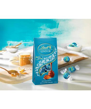 Lindt Lindor Salted Caramel - 1kg Milk Chocolate Balls | 80 Gourmet Chocolate Treats | Perfect Gift Box - Buy Online on GoSupps.com