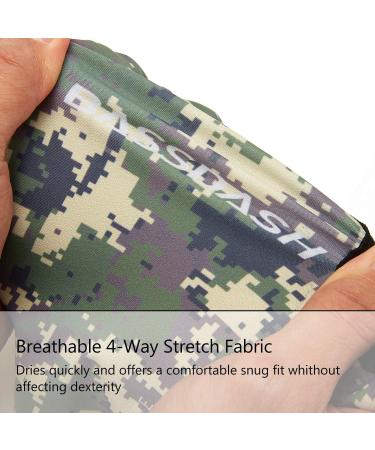 Buy Bassdash Altimate Angler Gloves - Fingerless Sun Protection & Winter Gloves for Men & Women | Ideal for Kayaking Paddling Hiking Cycling & Shooting - XL Jungle Camo - Buy Online on GoSupps.com
