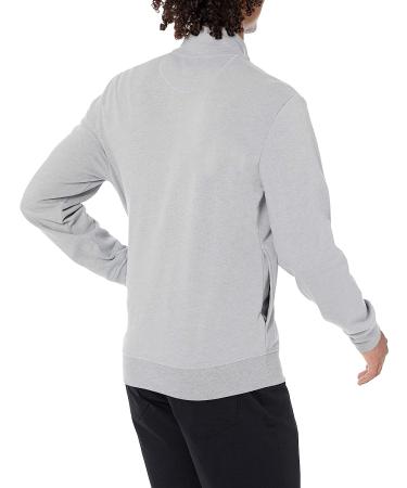 Amazon Essentials Men's Lightweight French Terry Full-Zip Mock Neck Sweatshirt - X-Large, Light Grey Heather - Buy Online on GoSupps.com