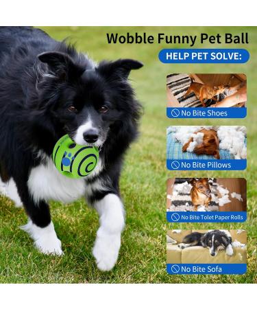 Indestructible 5.5 Dog Ball | Interactive Snoring Toy for Fun Play - Perfect for Pets! - Buy Online on GoSupps.com