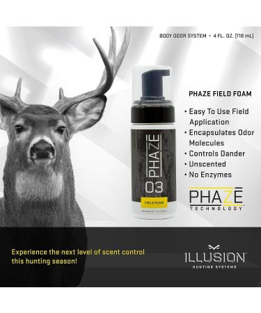 PhaZe 3 Field Foam - Ultimate Deer Hunter's Scent Elimination & Control - Buy Online on GoSupps.com